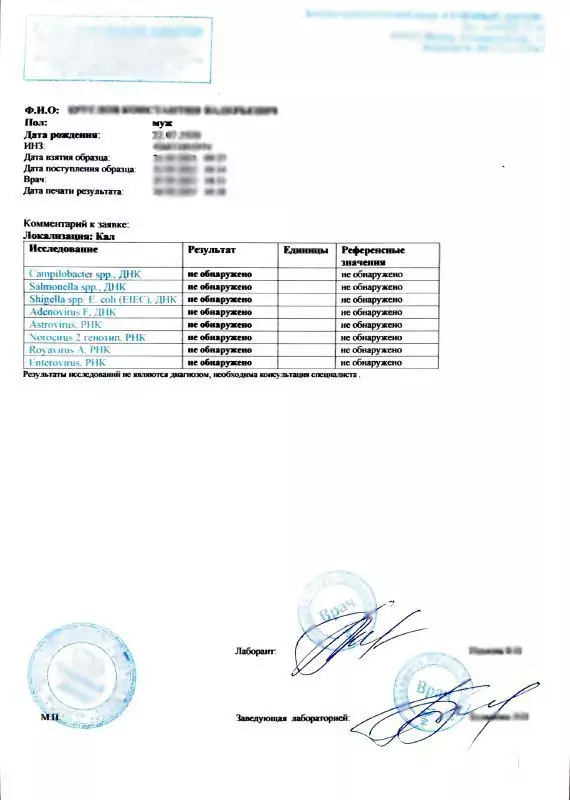 Купить анализ кала на кишечную группу в Москве.